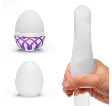 Tenga masturbator - jajko egg mesh rozciągliwe sex